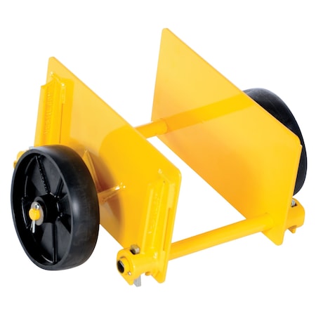 Vestil Yellow Adjustable Panel Dolly 1000 lb Capacity Glass-Filled Casters PLDL-ADJ-8GFN